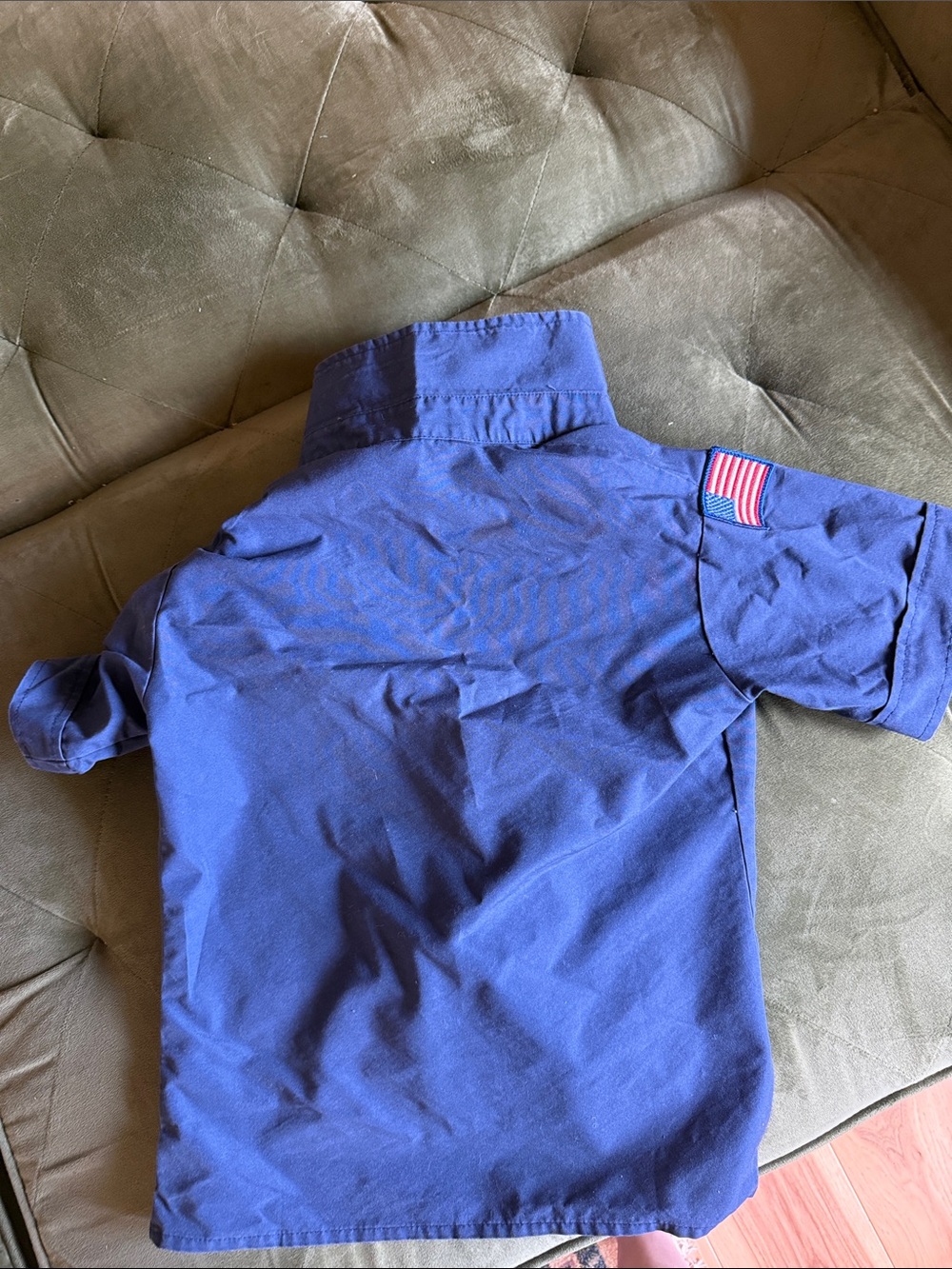 Boy Scouts of America Navy Short-Sleeve Kids uniform Shirt - Picture 4 of 4